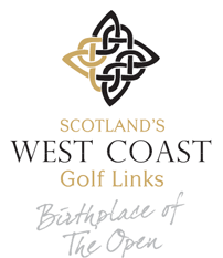 Scotland's West Coast Golf Links logo with link to home page
